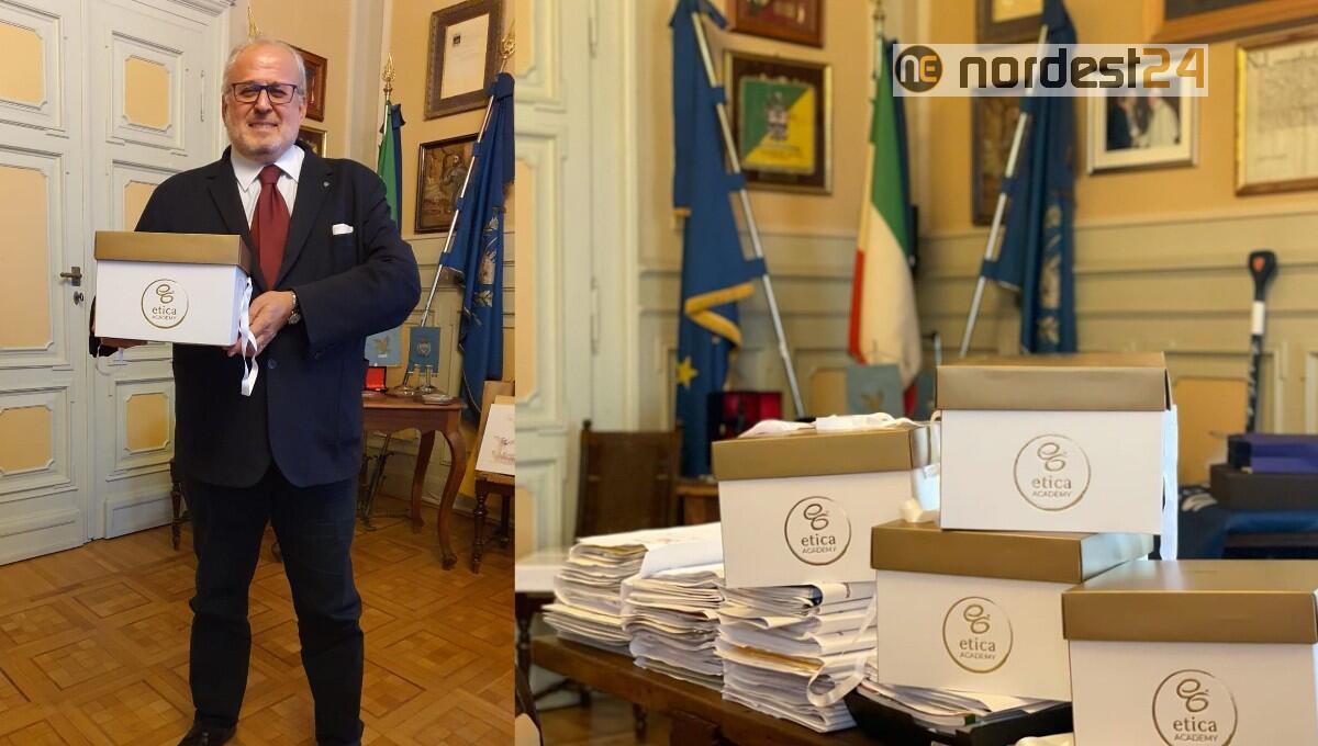 Il panettone dell’Etica del Gusto a Mattarella e Pahor - 