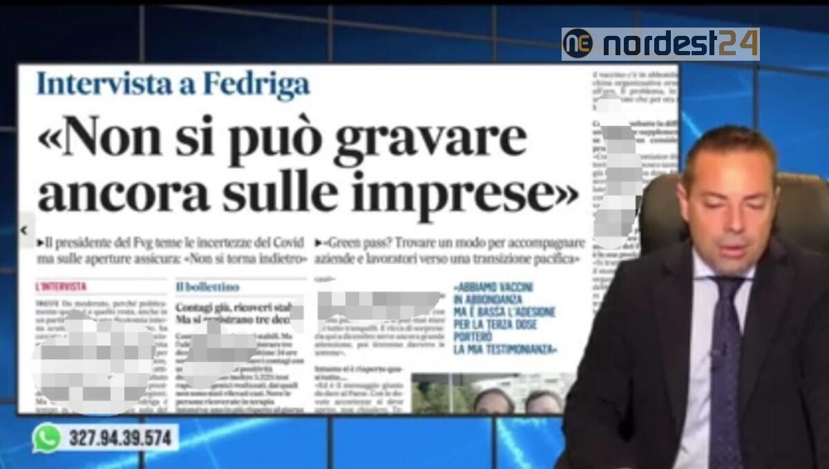 Fedriga: "mai più chiusure". Rassegna stampa 11 ottobre - 