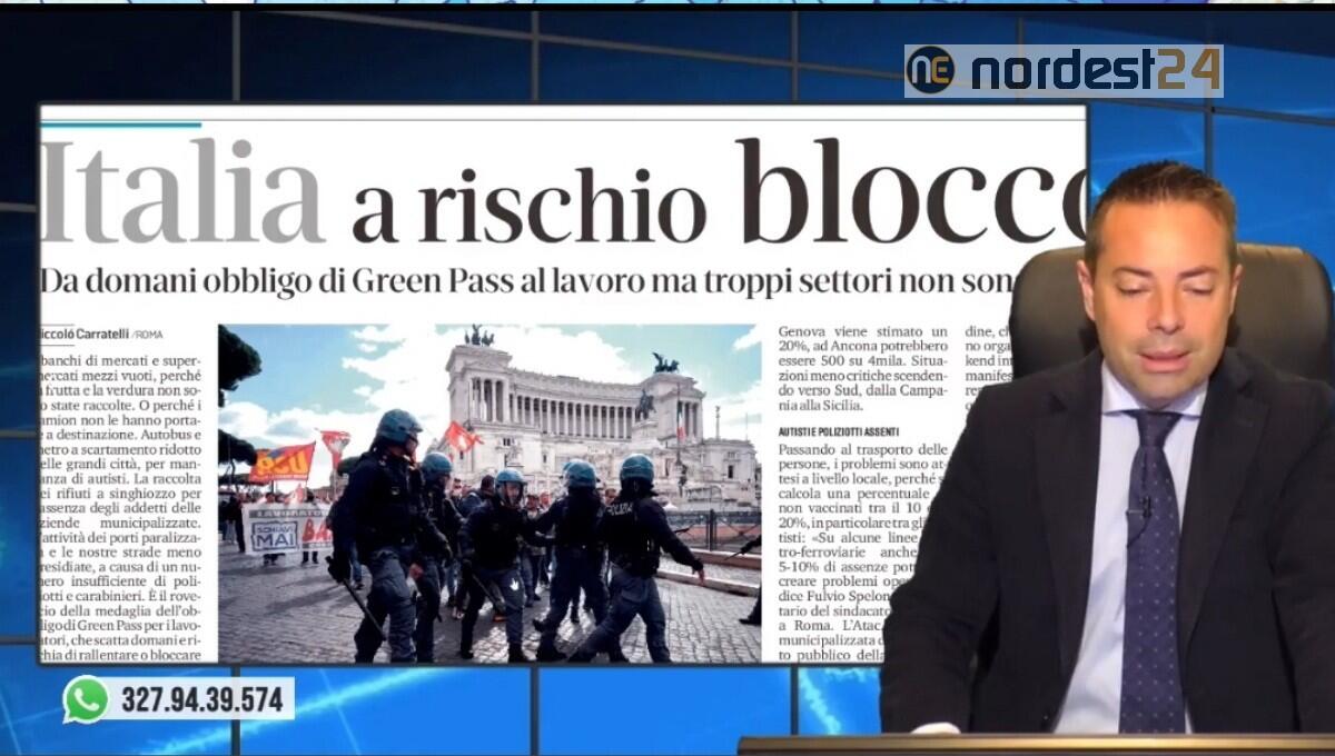 Italia a rischio blocco. Rassegna stampa 14 ottobre - 