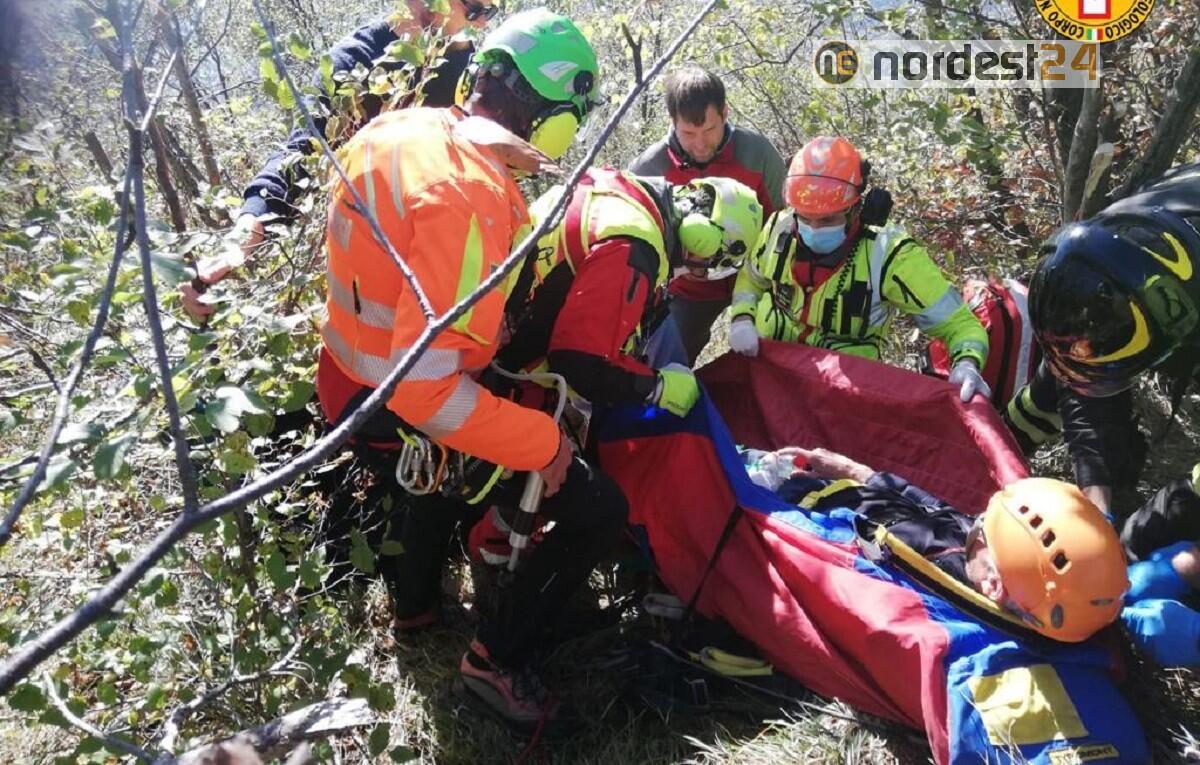 Recuperato il parapendista tedesco caduto a Meduno - 