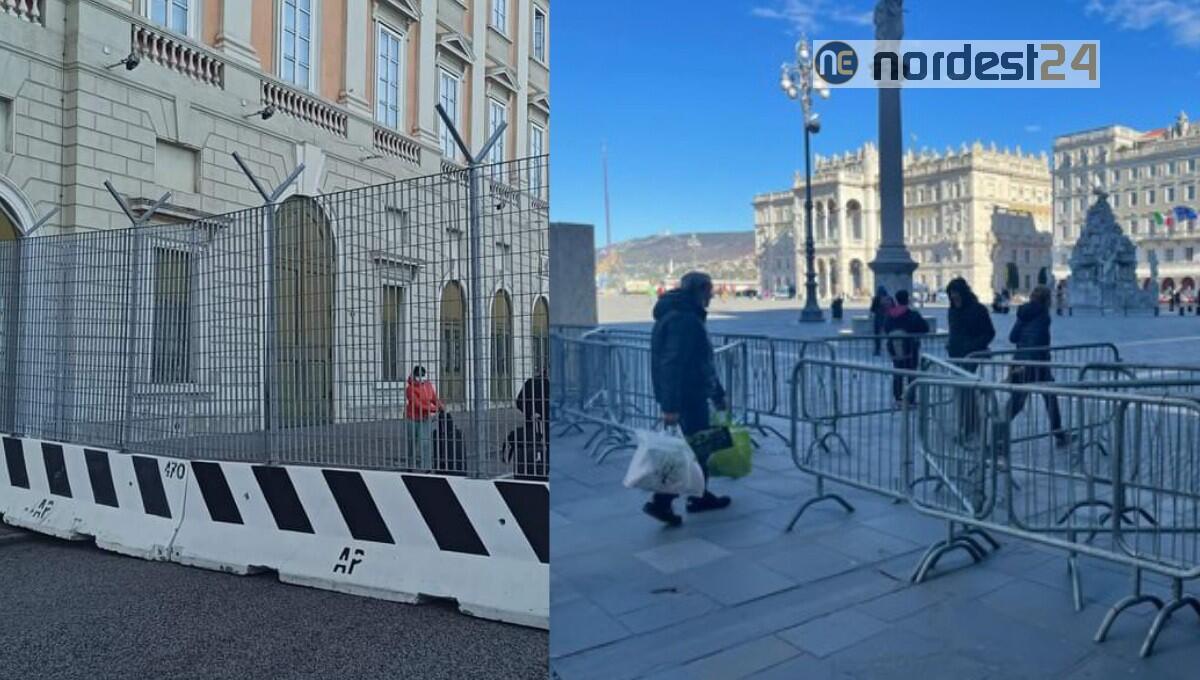 Corteo No Green pass: Trieste si risveglia con la Piazza blindata - 