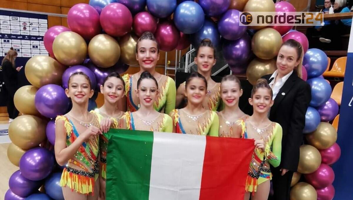 Medaglia d'oro alla Royal Gym di Udine nella ginnastica estetica ad Helsinki - 