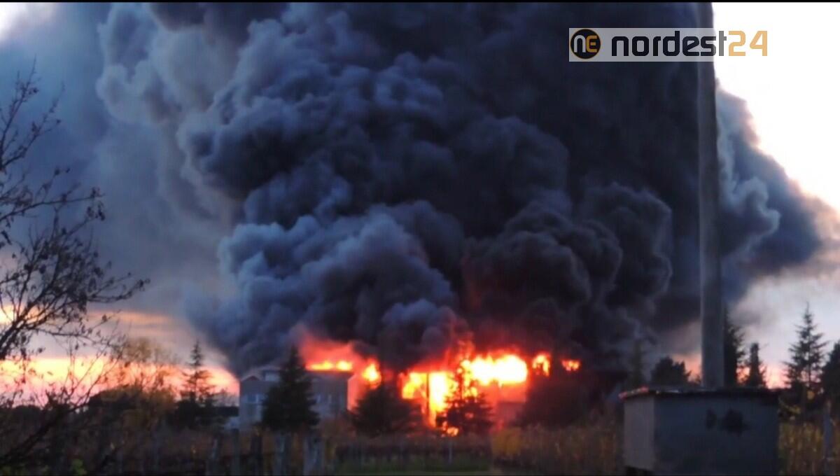 Incendio a Mossa presso Ex Bertolini: "nube tossica, preoccupazione per cittadini" - 