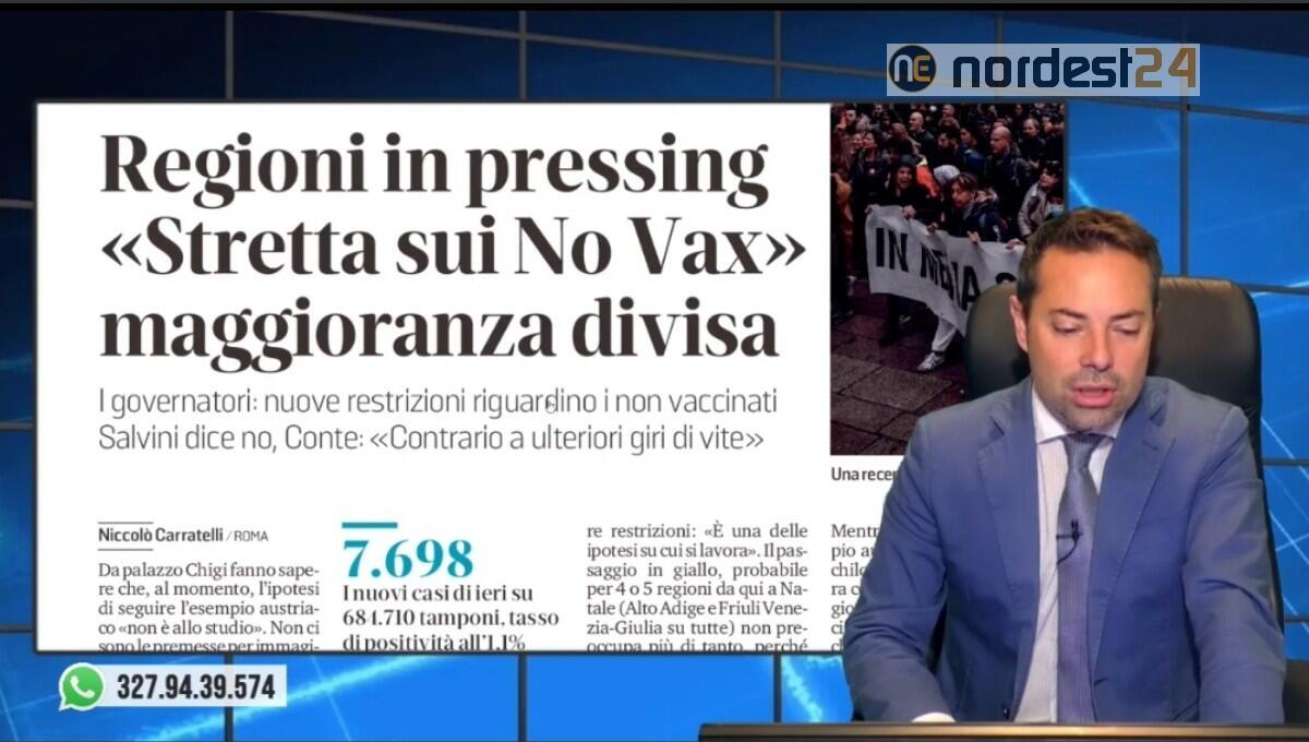Nuove restrizioni: esercenti preoccupati. Rassegna stampa 17 novembre - 