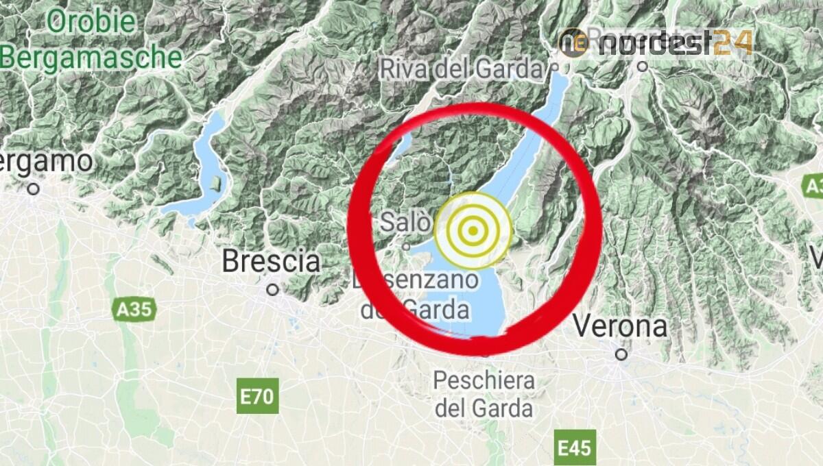 Scossa di terremoto in Veneto: epicentro a 3 km da Torri del Benaco - 