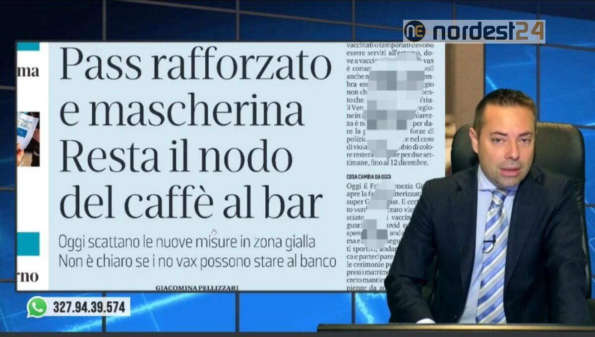 Da oggi in Fvg Pass rafforzato e mascherina all'aperto. Rassegna stampa 29 novembre - 