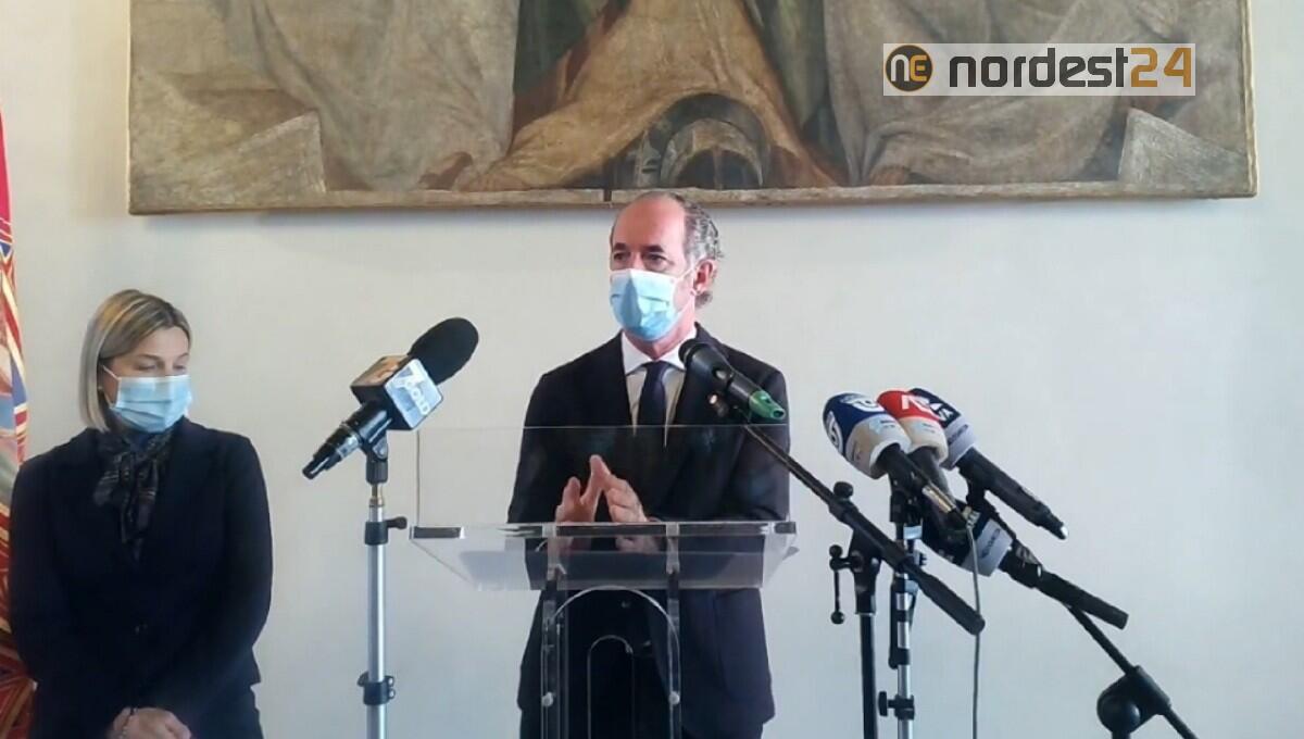 Zaia in diretta: «Contagi in aumento, tenere la mascherina in caso di assembramento» - 