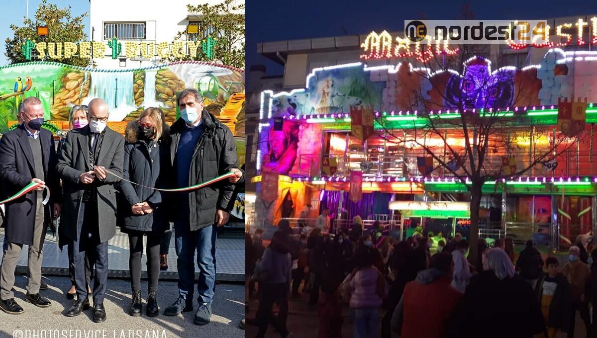Inaugurata a Latisana la fiera di San Martino: Luna Park e stand enogastronomici - 