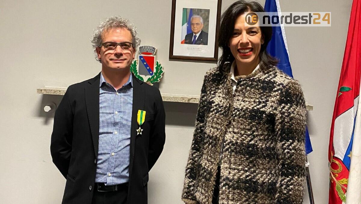 Fiume Veneto, Stella al Merito a Maurizio Cassan - 