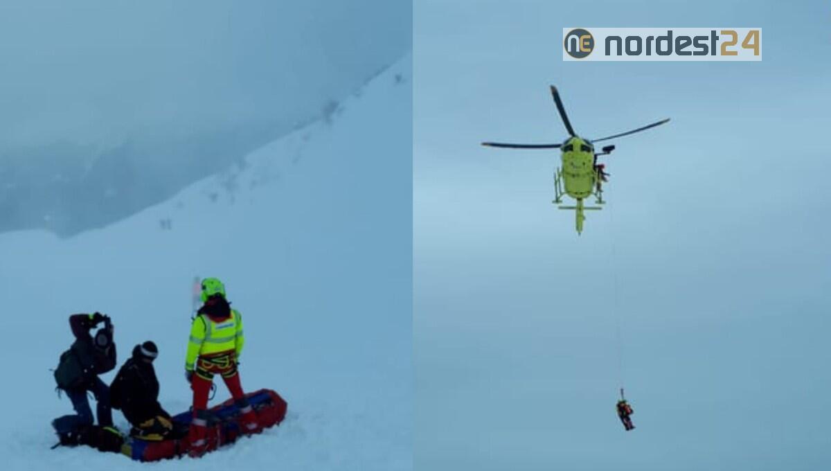Due pompieri liberi dal servizio salvano uno scialpinista infortunatosi - 