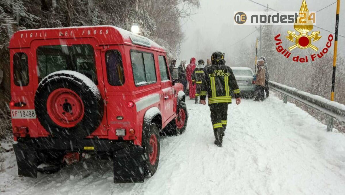 Nevicate sui monti a Nordest, ma in pianura è pioggia - 