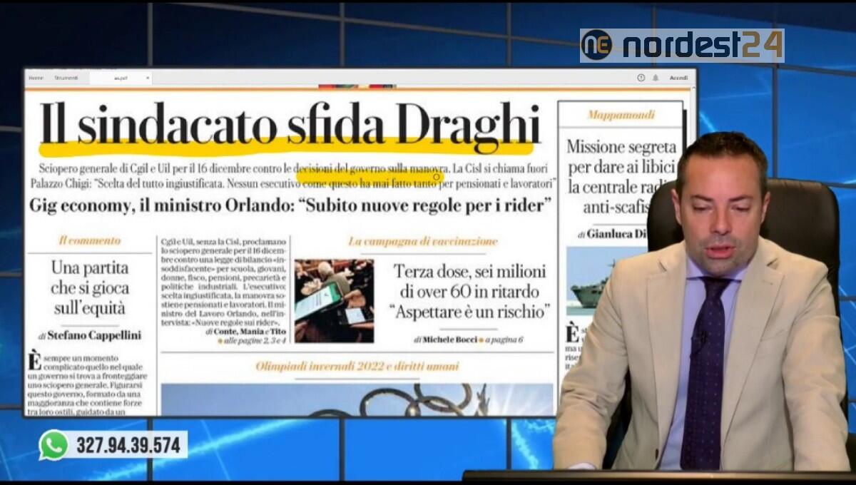 Scuola in sciopero, Cisl si defila. Rassegna stampa 7 dicembre 2021 - 