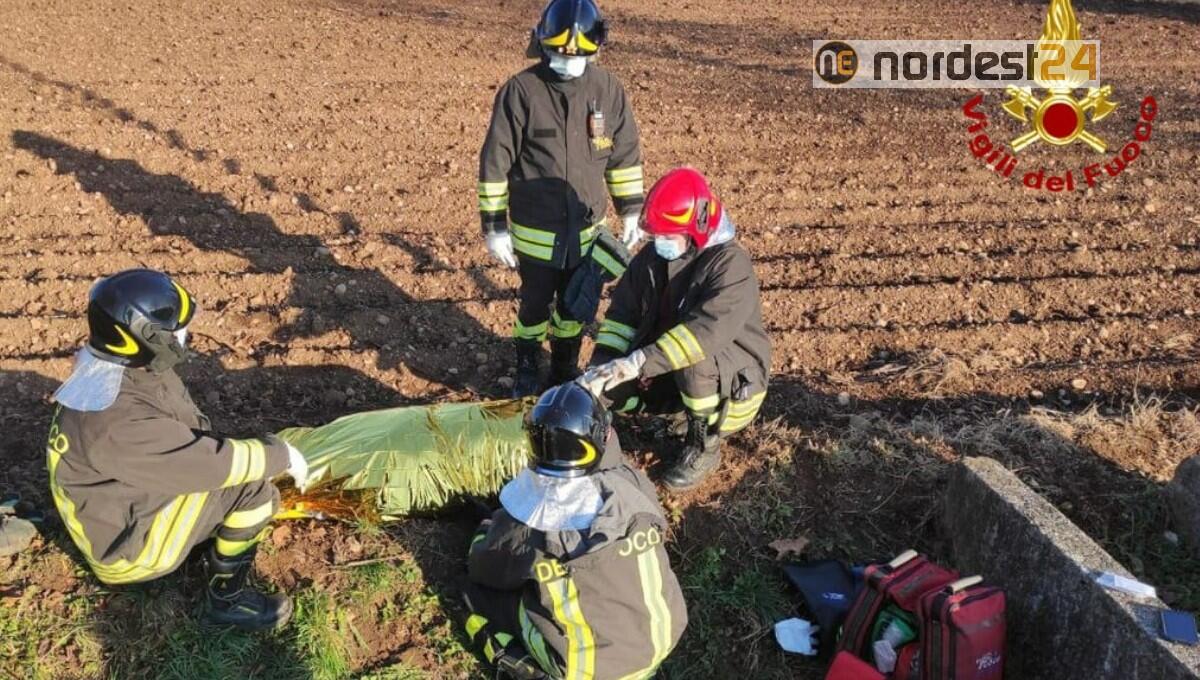 Malore nei campi a Codroipo: un uomo salvato dai pompieri - 