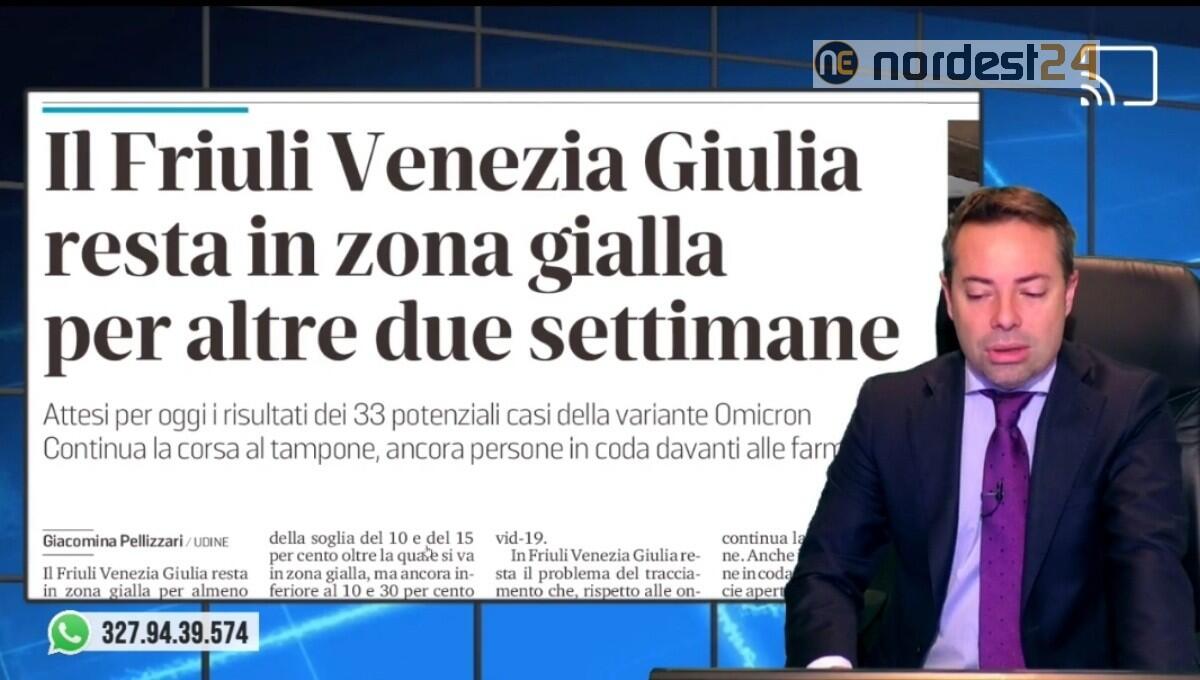 Zona gialla per altre due settimane. Rassegna stampa 27 dicembre - 