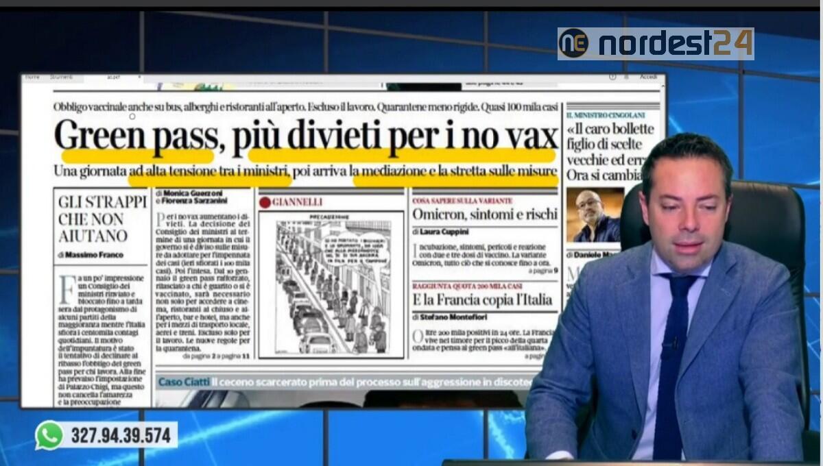 Nuovo decreto, quarantena e super Green Pass. Rassegna stampa 30 dicembre - 