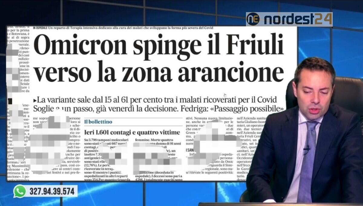 Il Fvg a un passo dalla zona arancione. Rassegna stampa 11 gennaio - 