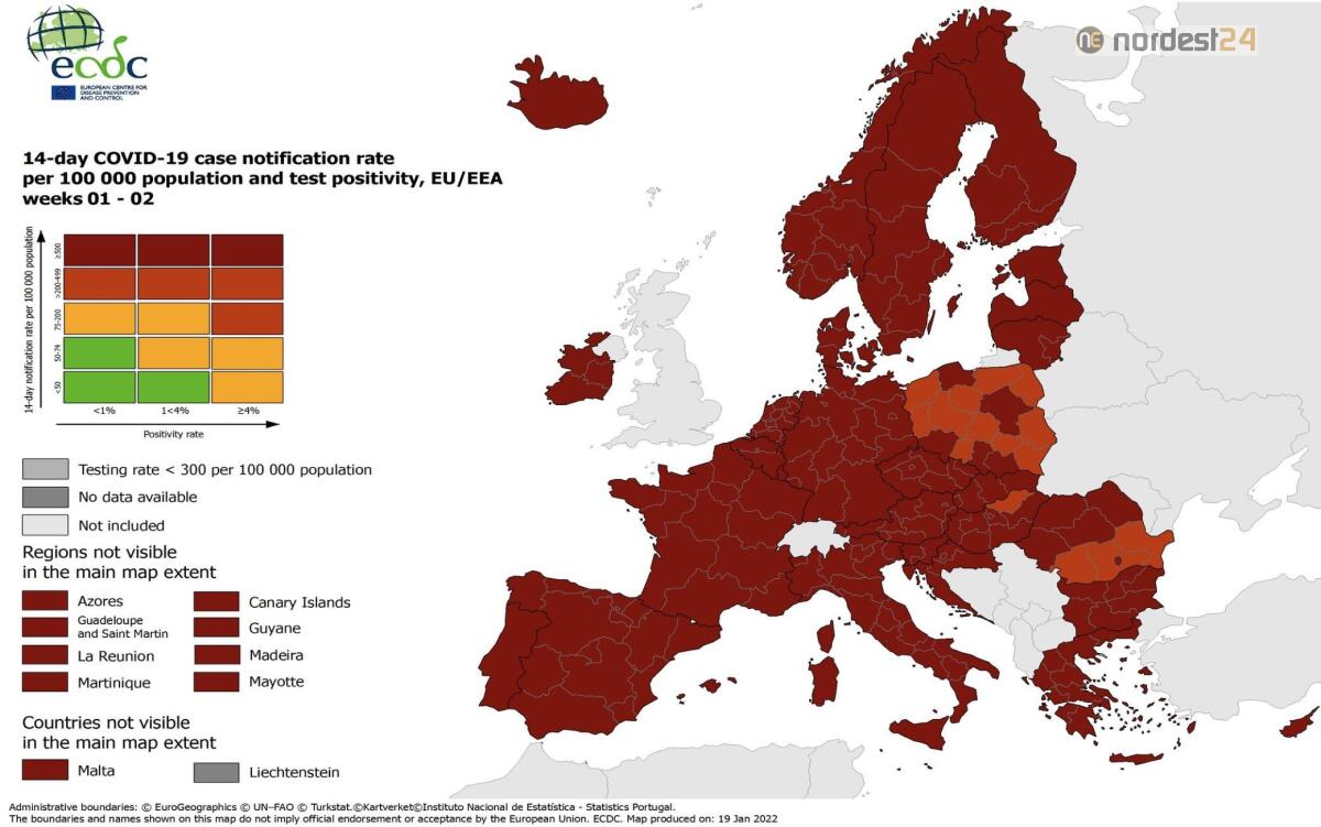 Cambiano regole Ue sui viaggi, spariranno mappe contagio - 