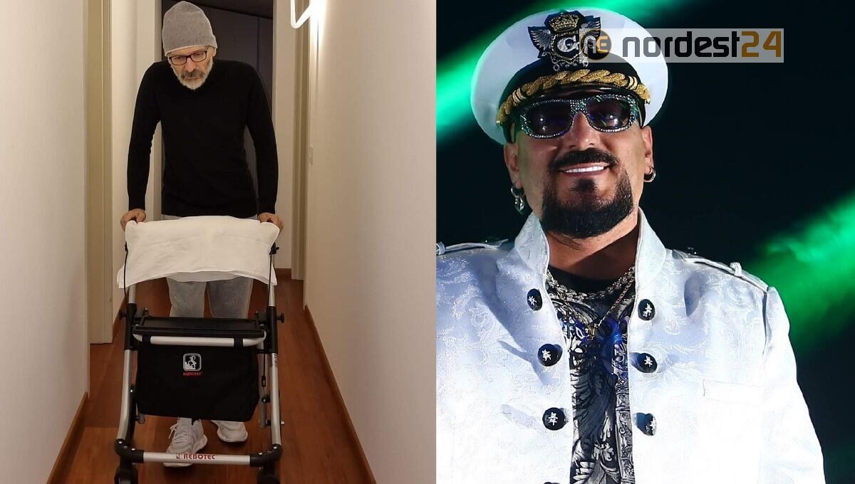 Gigi D’Agostino, foto sui social con deambulatore: «Voglio un pò di pace e forza» - 