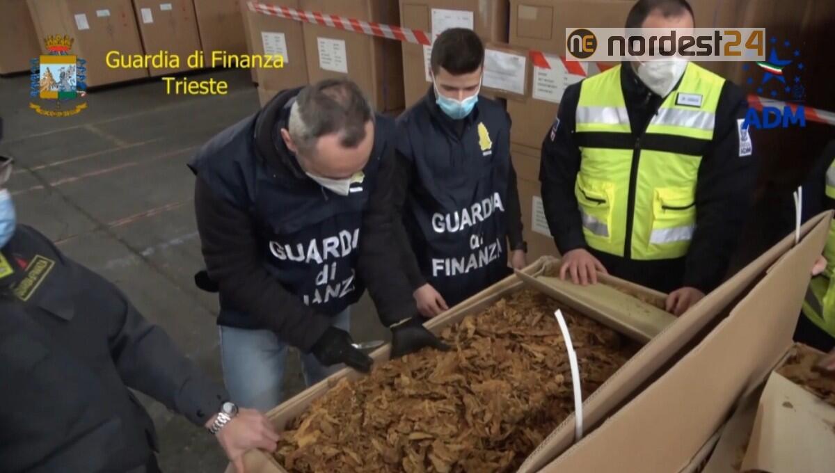 Porto di Trieste, sequestrate 30 tonnellate di tabacchi lavorati esteri - 