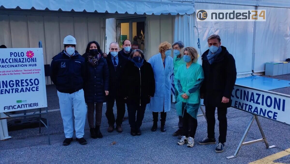 Monfalcone, apre oggi il centro vaccinazioni a Fincantieri - 