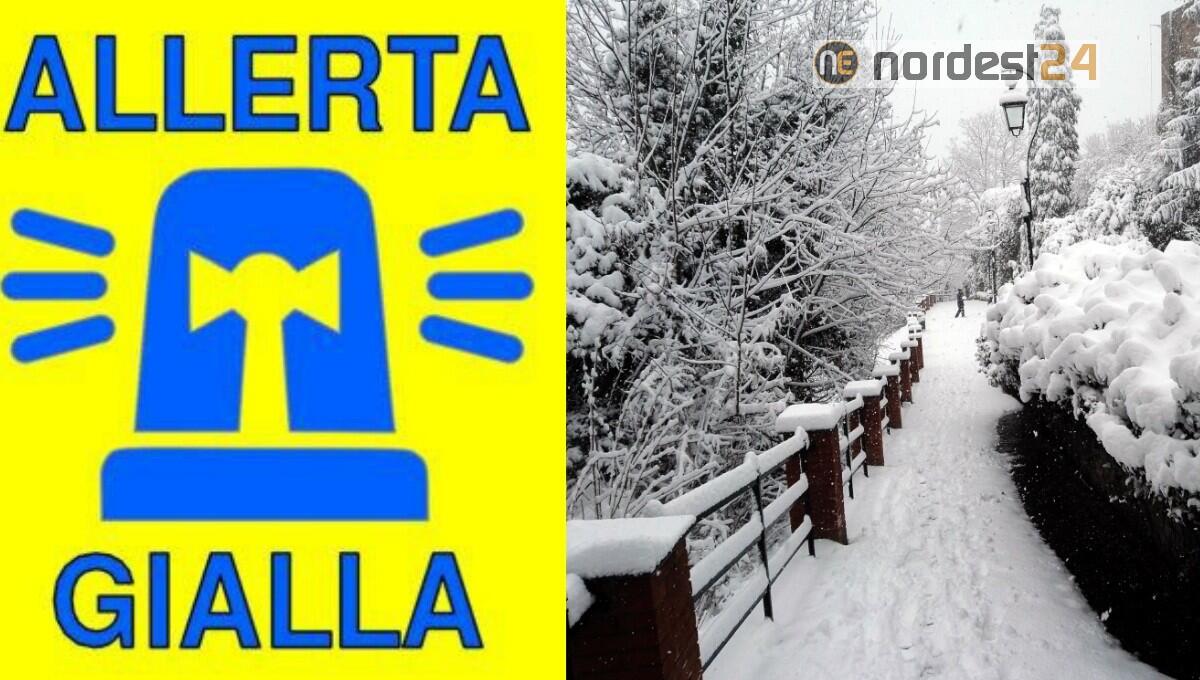 Allerta meteo per nevicate abbondanti e vento forte - 