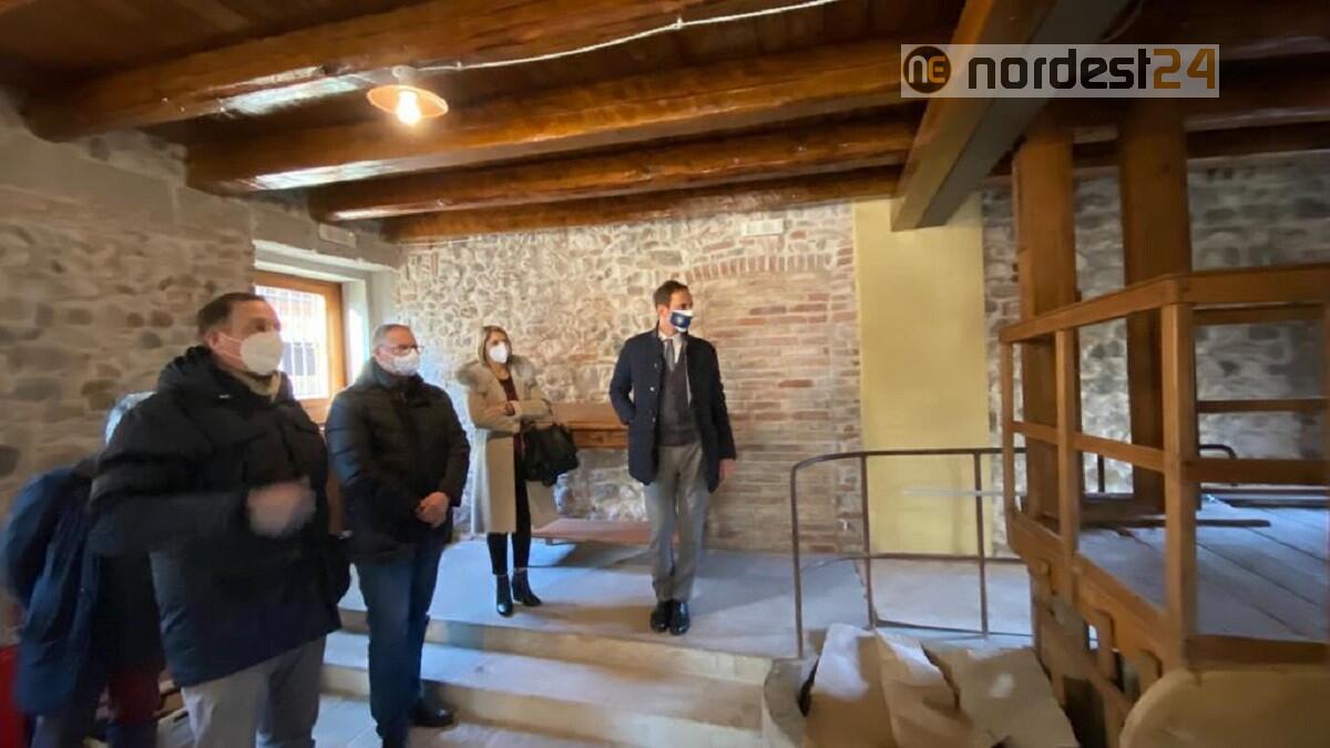 L'incoraggiamento e i complimenti del Presidente Fedriga in visita al Mulino di Basaldella - 