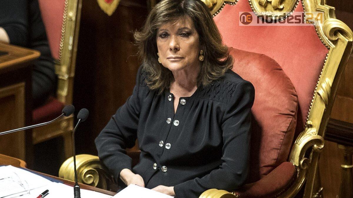 Fumata nera alla quinta votazione: 382 voti per Casellati - 