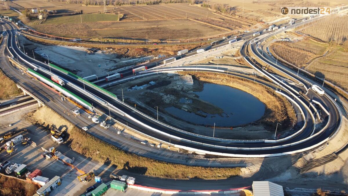 Nel weekend la demolizione del vecchio cavalcavia del Nodo di Portogruaro - 