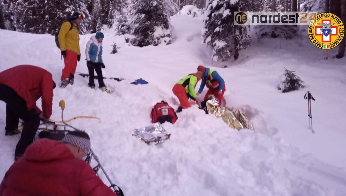Si rompe una gamba a Sappada lungo una pista dismessa - 
