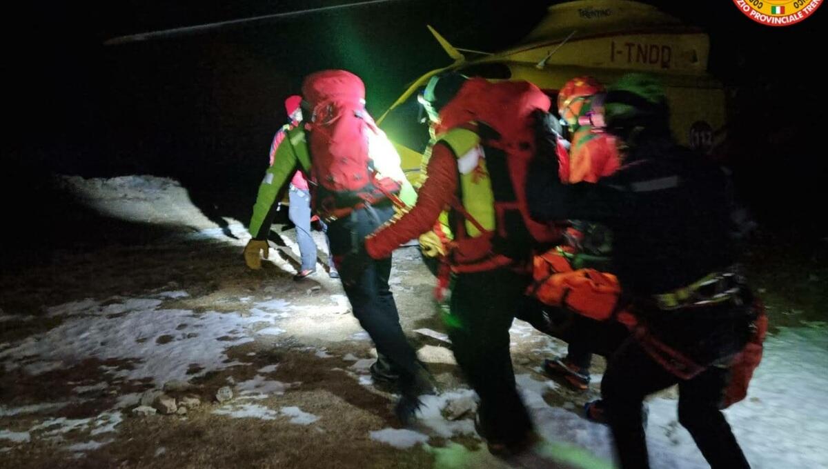 Complesso intervento nel gruppo del Catinaccio: due escursionisti soccorsi - 