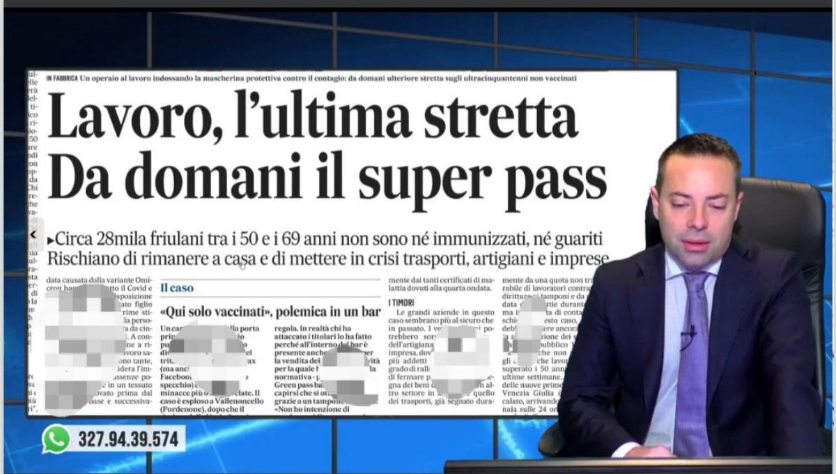 Lavoro, da domani il Super Pass. Rassegna stampa 14 febbraio 2022 - 