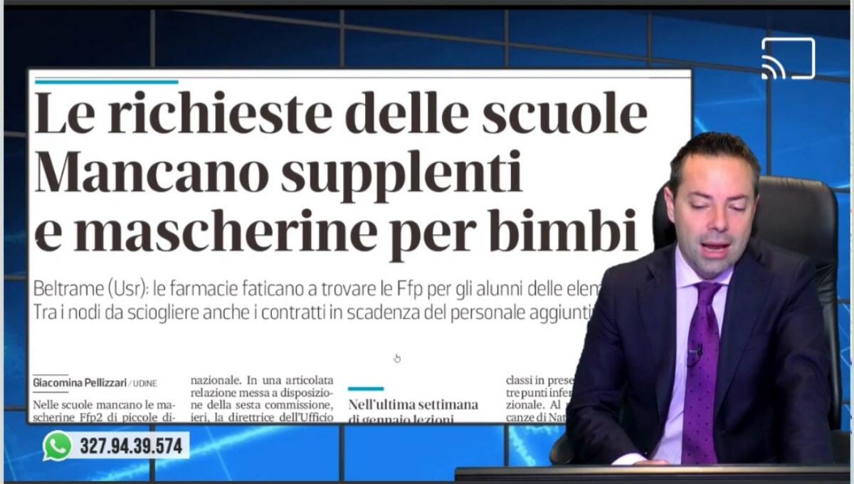 Scuola, mancano supplenti e mascherine per bimbi. Rassegna stampa 11 febbraio 2022 - 