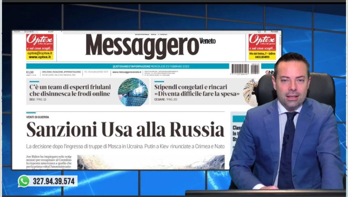 Biden e Ue puniscono Putin. Rassegna stampa 23 febbraio 2022 - 