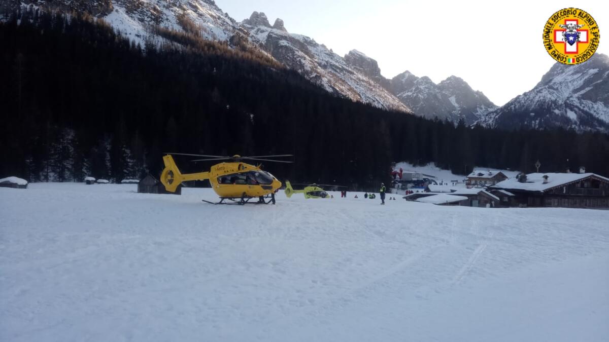 Si ferisce al volto durante una scalata su ghiaccio a Sappada - 