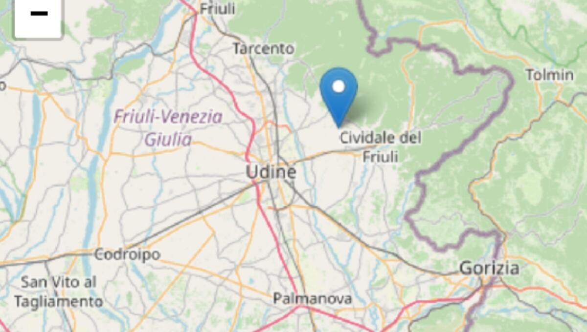 Terremoto in Friuli: nuova scossa avvertita in provincia di Udine - 