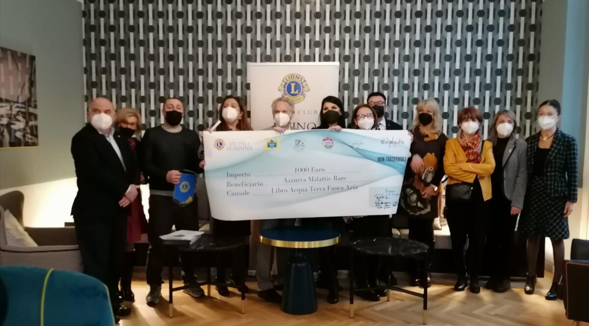 All'Associazione Azzurra Malattie Rare Onlus il ricavato della raccolta fondi per la vendita del libro "Aria, Terra, Acqua e Fuoco" - 