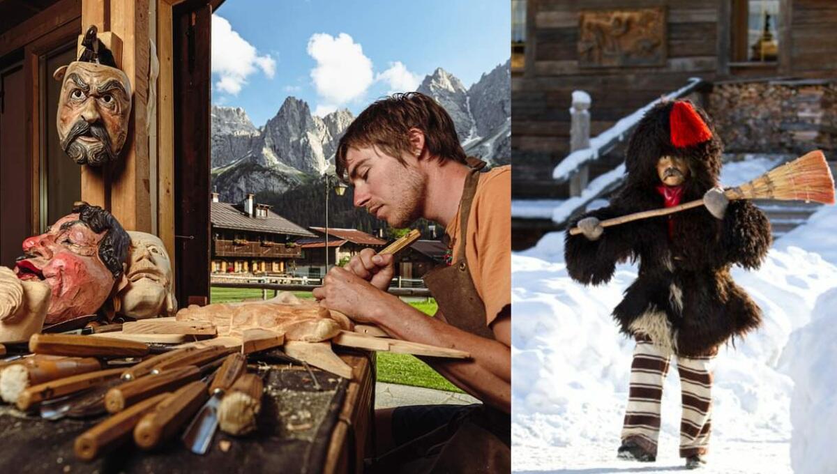 A Sappada nei laboratori degli artigiani del Carnevale - 