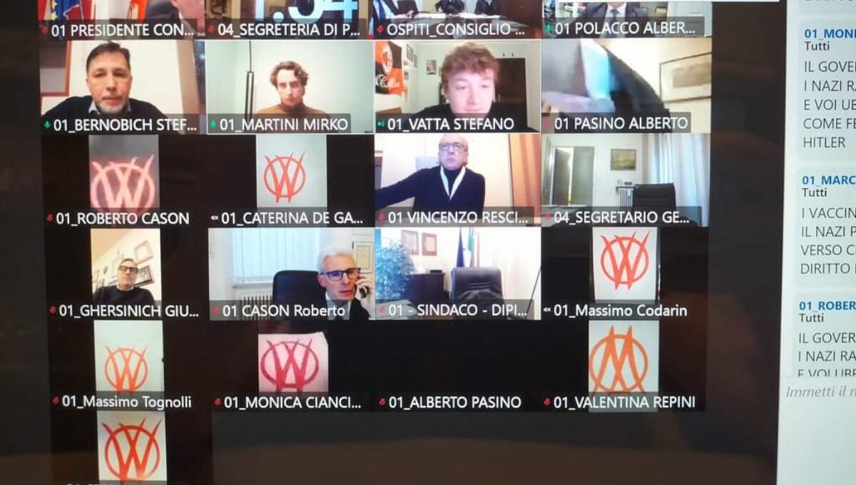 Attacco hacker No vax in Consiglio comunale a Trieste: seduta sospesa - 