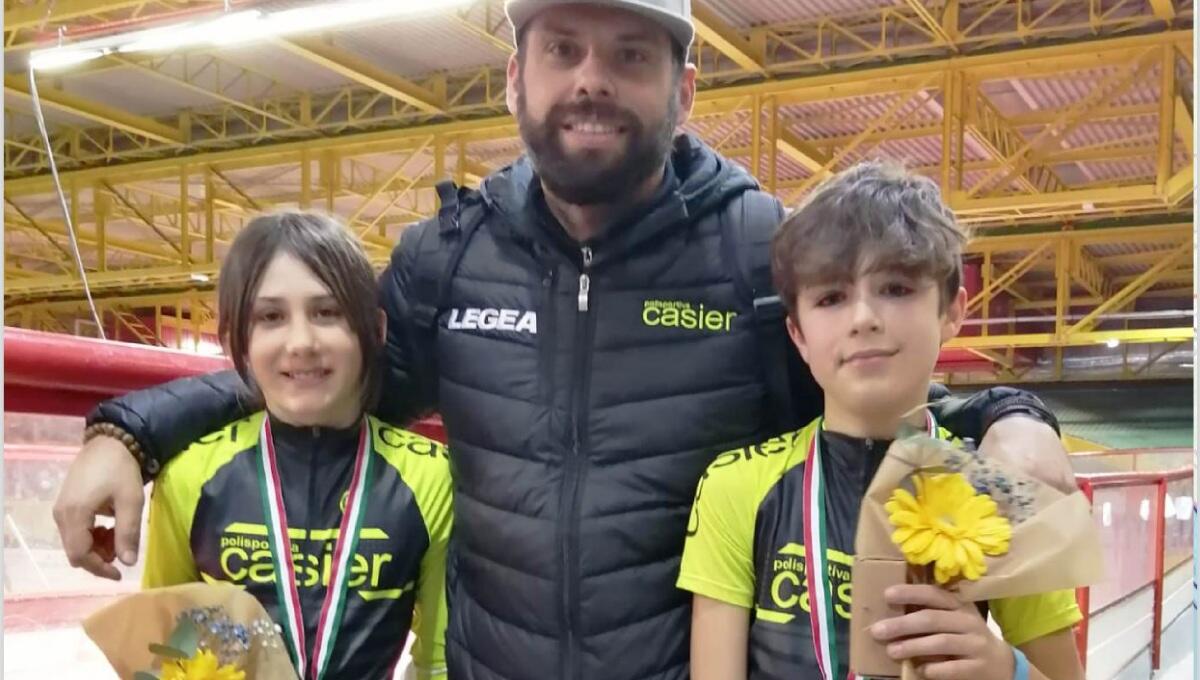 Polisportiva Casier, altre due medaglie tricolori nel pattinaggio corsa - 