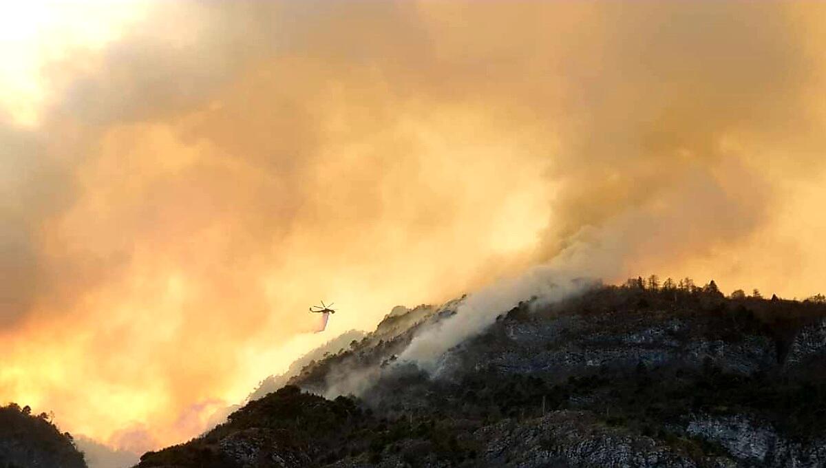 Incendi in Veneto, grossa nube di fumo: «Non uscite all'aperto» - 