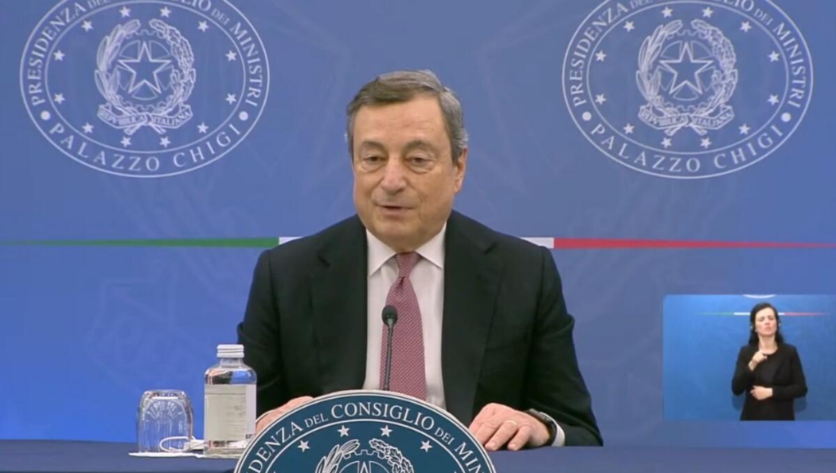 Draghi: 'Niente allarmi ma se le cose peggiorano pensiamo ai razionamenti' - 