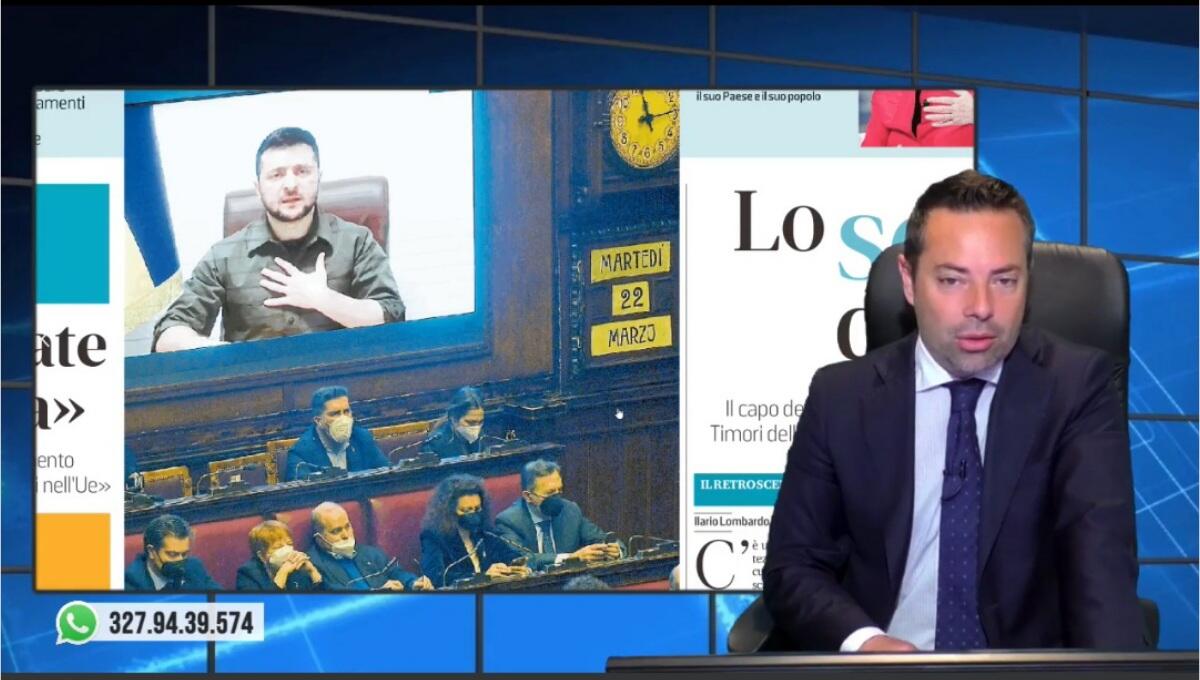 Zelensky all'Italia: "aiutateci". Rassegna stampa 23 marzo 2022 - 