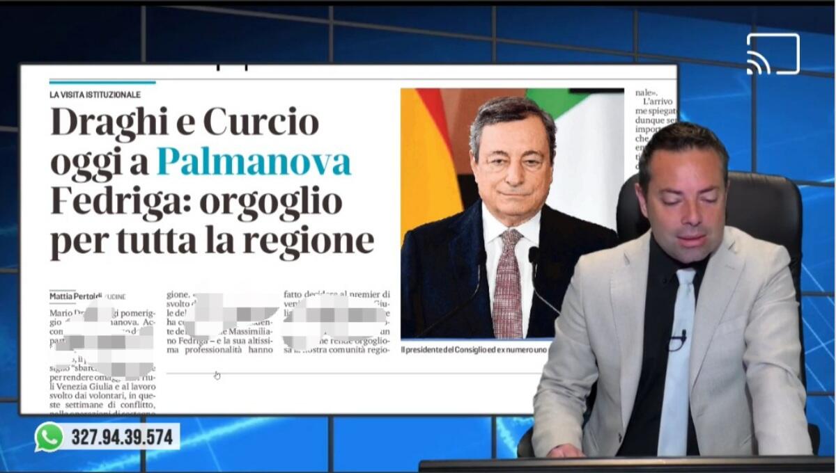 Profughi, oggi vertice con Draghi a Palmanova. Rassegna stampa 21 marzo 2022 - 