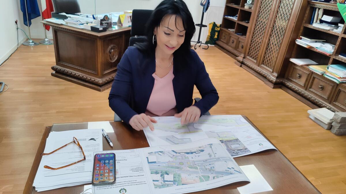 A Monfalcone nuova Rotonda tra via Valentinis e via Boito - 