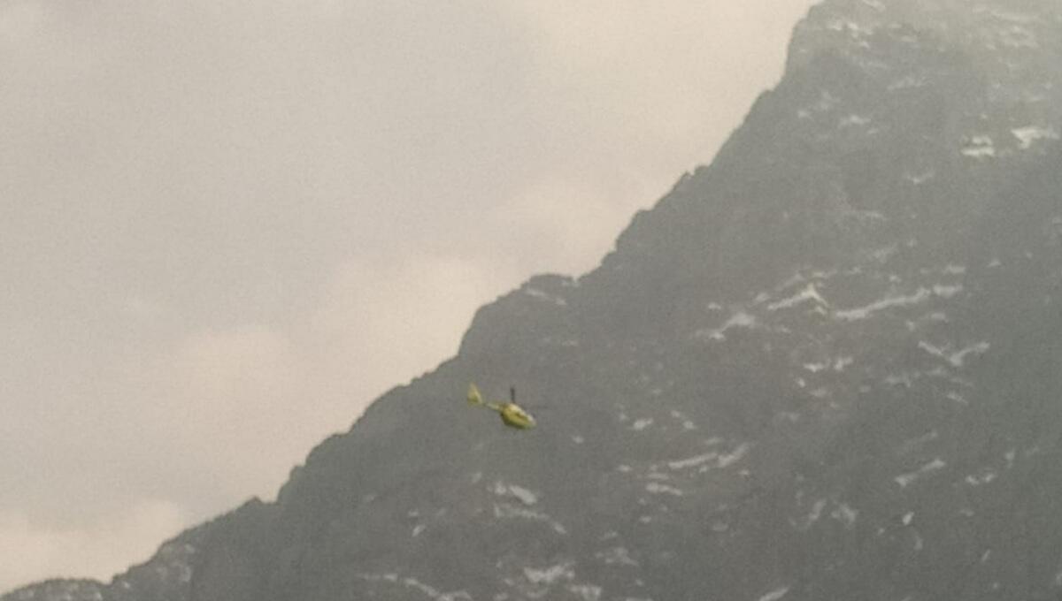 Recuperato l'alpinista precipitato sul Monte Siera: policontuso - 