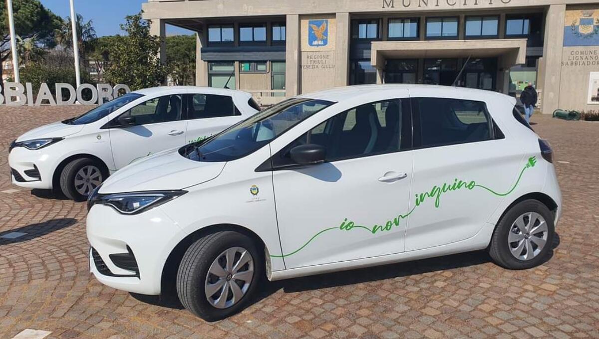 Nuove auto elettriche per il Comune di Lignano Sabbiadoro - 