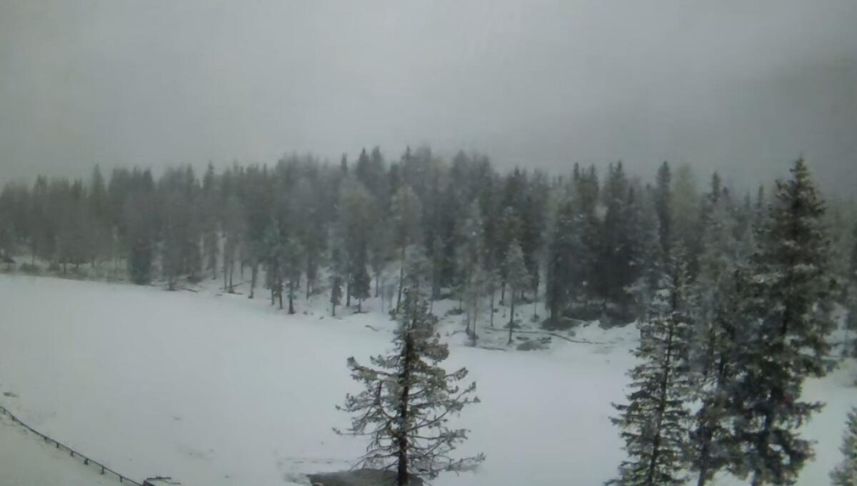 Maltempo, nevica  sui monti a Nordest dalle Dolomiti alle Prealpi - 