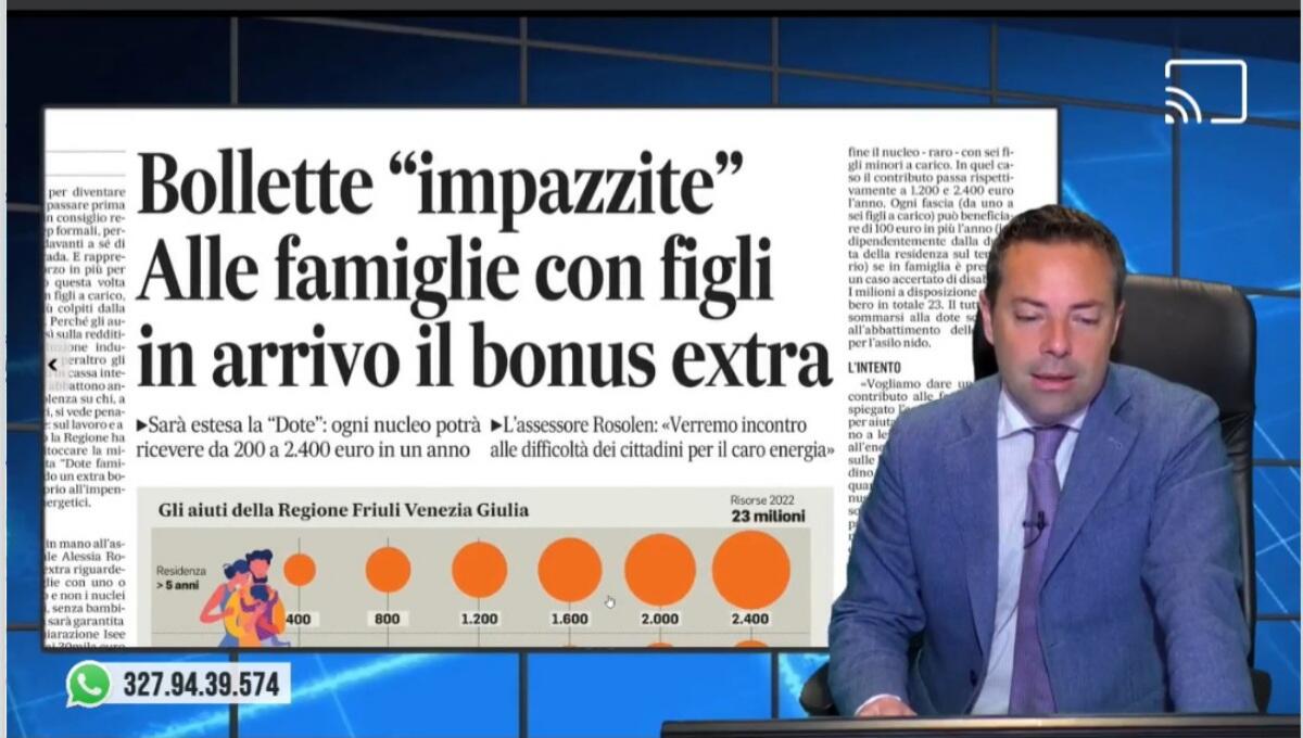Bonus regionale per pagare il gas. Rassegna stampa 31 marzo 2022 - 