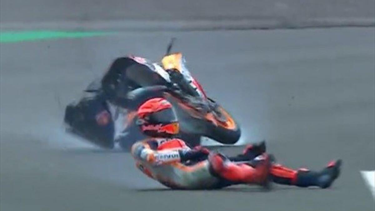 Marquez, nuovo episodio diplopia dopo caduta. Che cos'è la diplopia - 