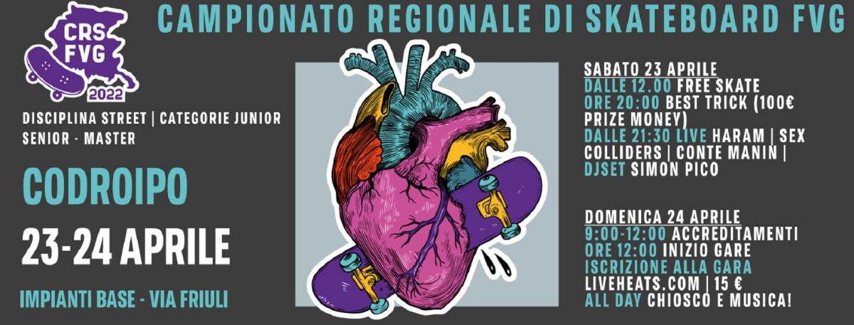 Prima Tappa del campionato Regionale di Skateboard del Friuli Venezia Giulia - 